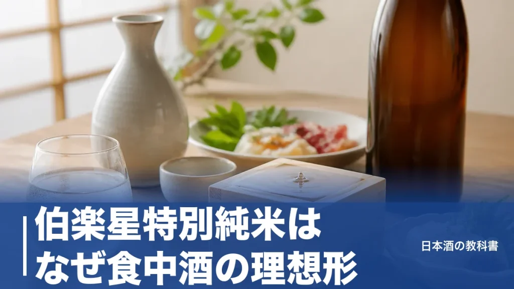伯楽星特別純米はなぜ食中酒の理想形？山田錦60%磨きの実力を数値で解説のアイキャッチ画像