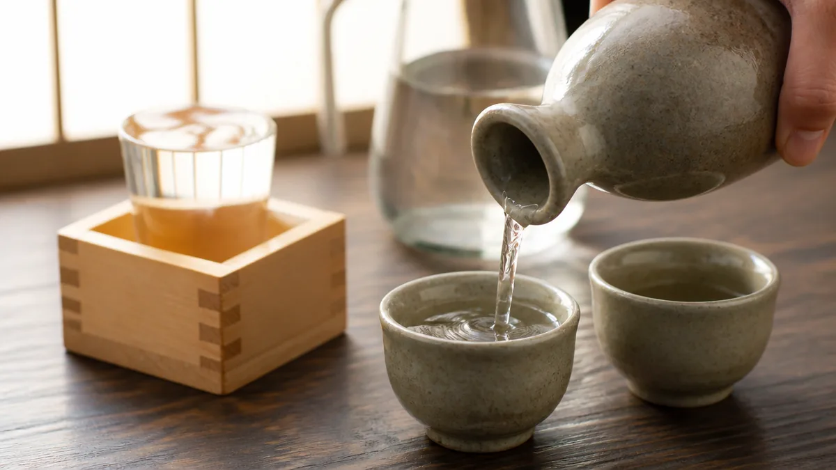 味を引き立てる酒器と注ぎ方の解説画像