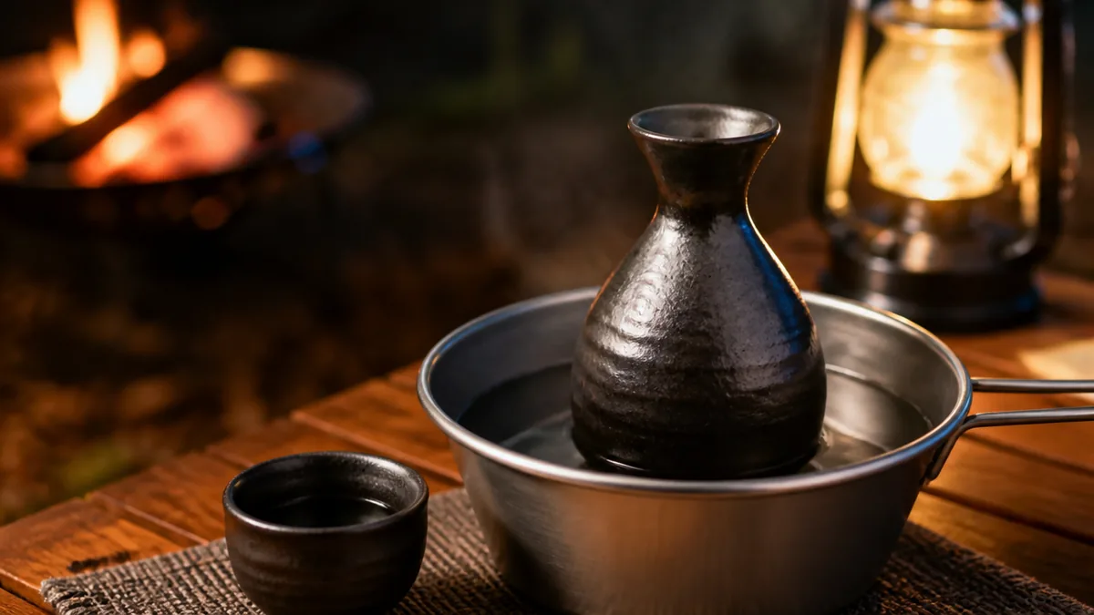 キャンプ熱燗が冬の夜に沁みるのはなぜ?体が温まる仕組みの解説画像