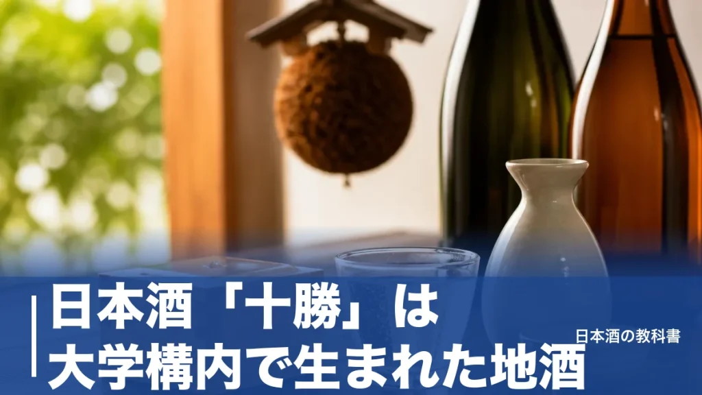 日本酒「十勝」は大学構内で生まれた地酒｜40年途絶えた蔵が戻るまでと5本の違いのアイキャッチ画像