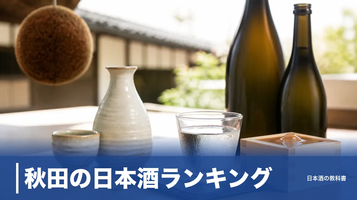 秋田の日本酒ランキング｜消費量全国2位の県で選ぶべき8銘柄を公式スペックで比較のアイキャッチ画像