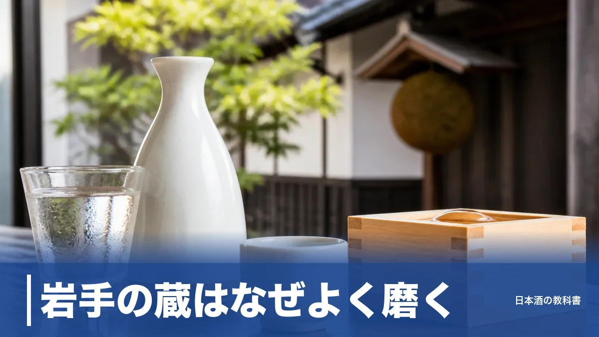岩手の蔵はなぜよく磨く？精米歩合54.4％が語る南部杜氏の底力と蔵めぐりの地図のアイキャッチ画像