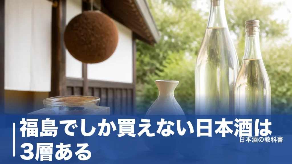 福島でしか買えない日本酒は3層ある｜蔵元直売所限定と県内限定流通の見分け方のアイキャッチ画像