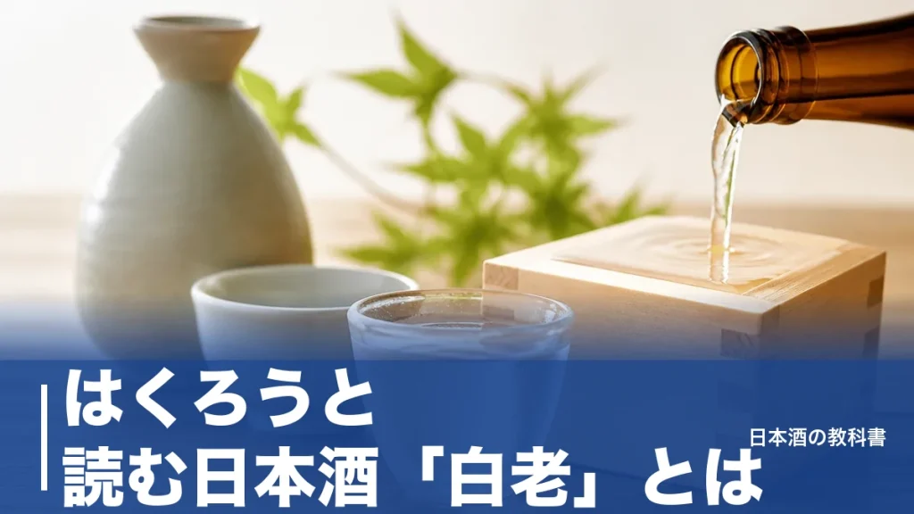 はくろうと読む日本酒「白老」とは？1848年創業・常滑の蔵が守る濃醇旨口の全貌のアイキャッチ画像