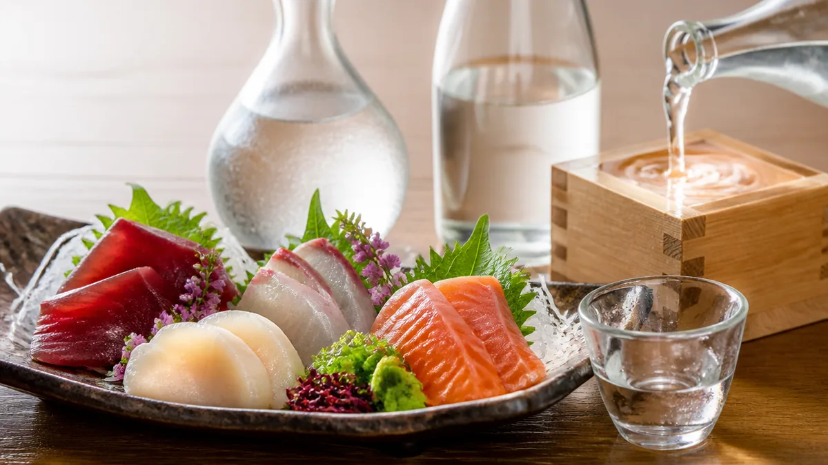 刺身と日本酒が合うのは偶然じゃない|鉄分とうま味の2つの理由の解説画像