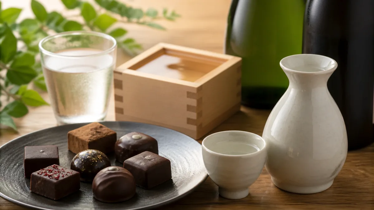 日本酒とチョコレートが合うのは、どちらも発酵が生んだ味だからの解説画像