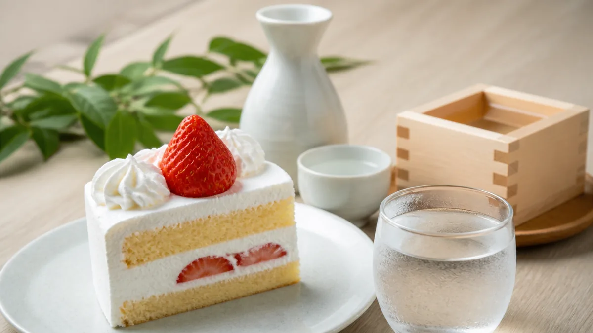 ケーキに日本酒は合う？甘さの強さと酸で選ぶ組み合わせを日本酒度つきで解説のアイキャッチ画像