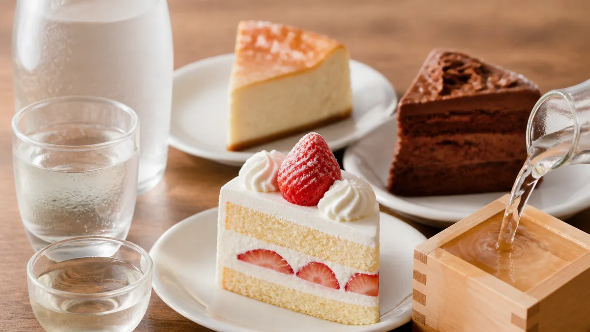 ケーキに日本酒は合わないという思い込みが外れる3つの理由の解説画像