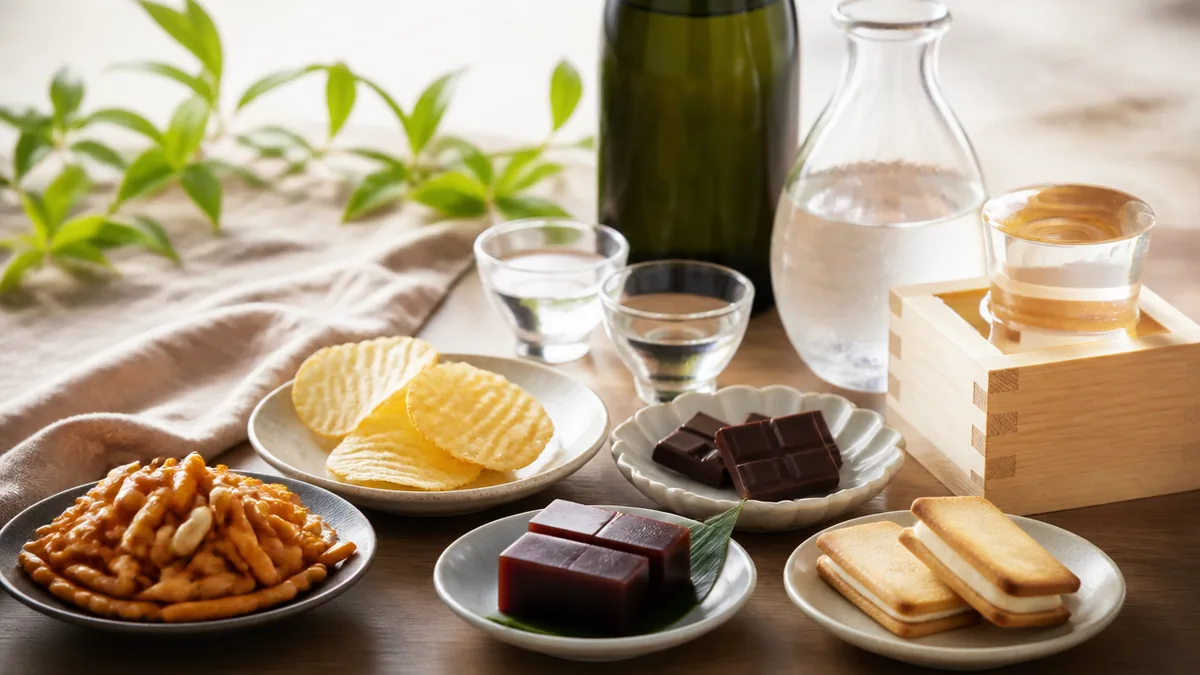 日本酒に合うお菓子は「4タイプの見取り図」で決まるの解説画像