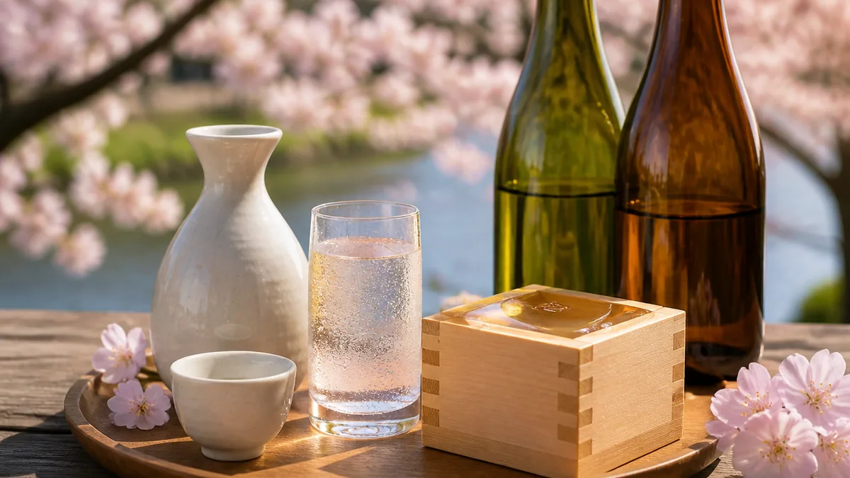 どんな日本酒を選べばいい？桜の下で映える4つのタイプの解説画像
